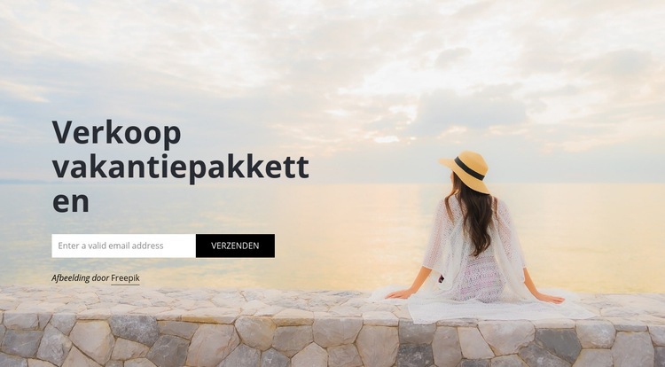 Reisbureau abonneren Website Builder-sjablonen