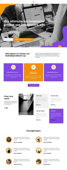 Bedrijfsmanagement - Gratis Website-Ontwerp