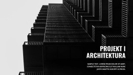 Projekt Witryny Dla Mocna Ciemna Architektura