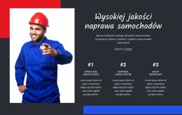 Wysokiej Jakości Naprawa Samochodów Szablon HTML5 I CSS3