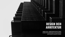 Stark Mörk Arkitektur - Vackert WordPress-Tema