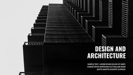 Site Design For Strong Dark Architecture