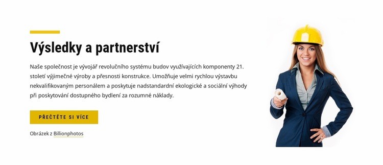 Partnerství pro výsledky Téma WordPress