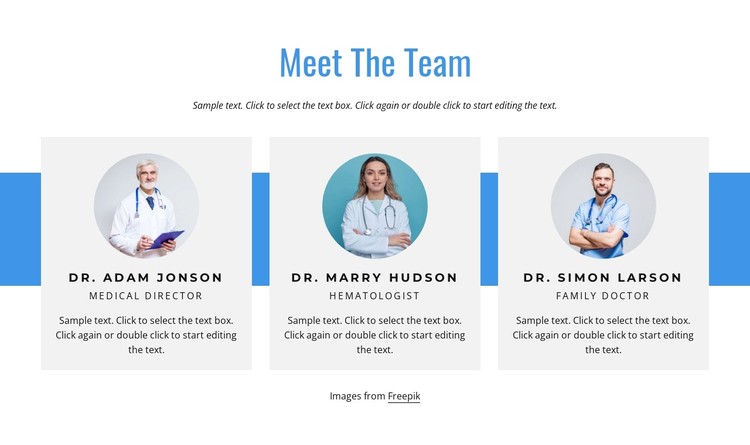 The healthcare team CSS Template