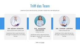 Das Gesundheitsteam