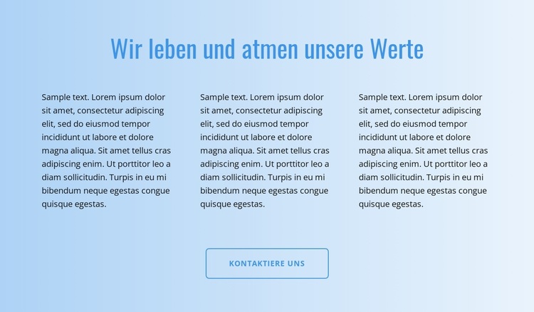 Text auf Farbverlauf WordPress-Theme