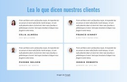 Lo Que Dicen Nuestros Clientes Sobre Nuestro Trabajo - Design HTML Page Online