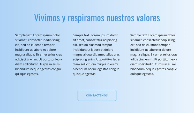 Texto en degradado Plantilla CSS