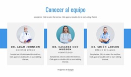 El Equipo De Salud: Plantilla De Sitio Web Joomla