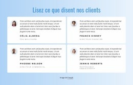 Superbe Conception Web Pour Ce Que Nos Clients Disent De Notre Travail