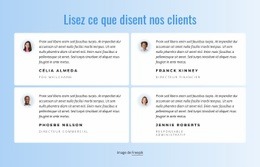 Ce Que Nos Clients Disent De Notre Travail - Créateur De Sites Web Modernes