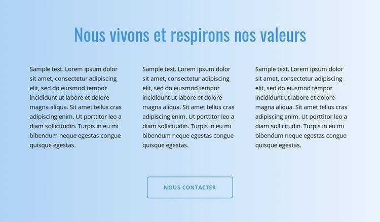 Texte en dégradé Modèles de constructeur de sites Web