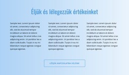 Szöveg A Színátmeneten – Reszponzív Webhelysablonok