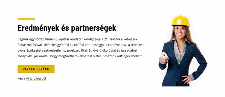 Partnerség az eredményekért Sablon