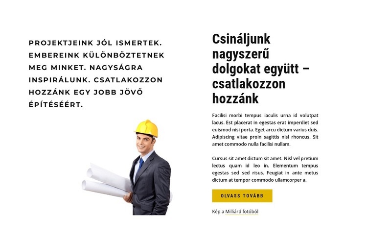 Csatlakozz hozzánk Weboldal tervezés