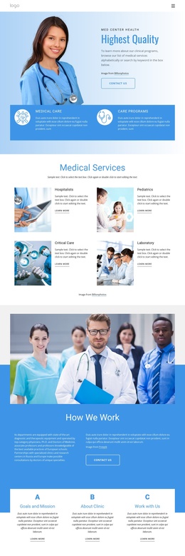 Diagnostic Medicine Builder Joomla