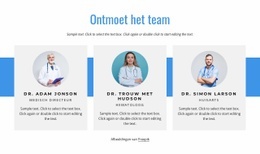 Het Zorgteam Sjablonen Html5 Responsief Gratis