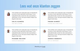 Prachtig Webontwerp Voor Wat Onze Klanten Zeggen Over Ons Werk