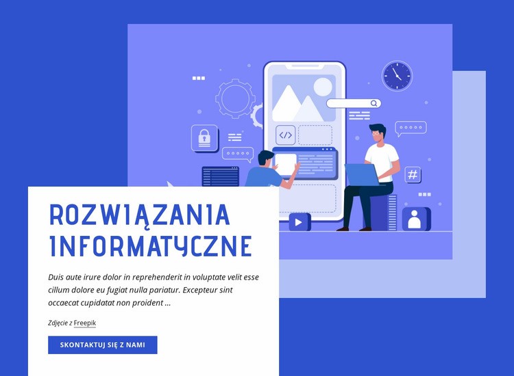 Rozwiązania informatyczne Szablony do tworzenia witryn internetowych