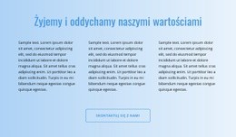 Oszałamiający Projekt Strony Internetowej Dla Tekst Na Gradiencie