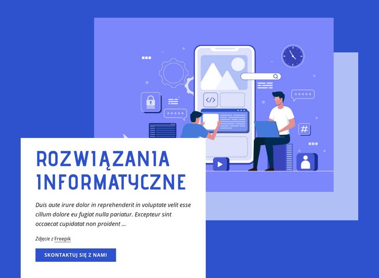 Rozwiązania informatyczne Projekt strony internetowej