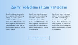 Landing HTML Dla Tekst Na Gradiencie