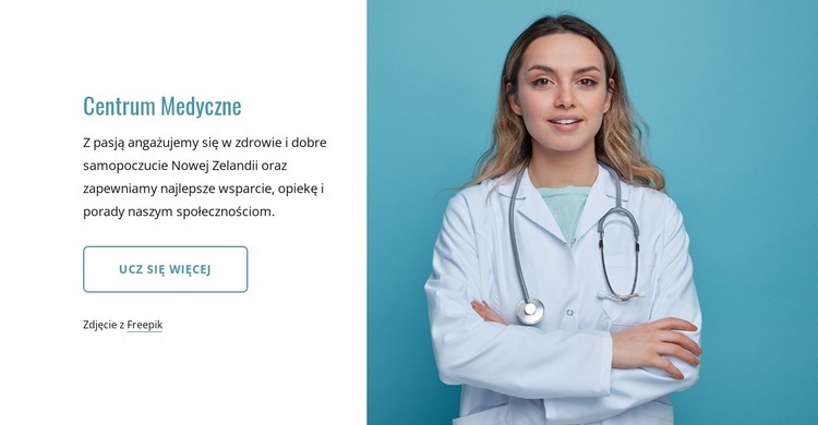 Medycyna ratunkowa Szablon HTML5