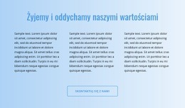 Tekst Na Gradiencie - Darmowy Szablon Na Jedną Stronę