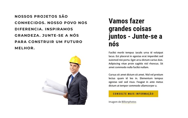 Junte-se a nós Template CSS