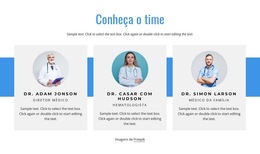 A Equipe De Saúde - Página De Destino