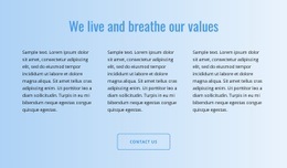 Text På Gradient - HTML5 Website Builder