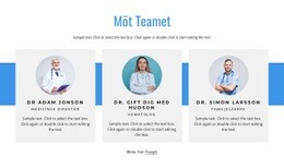 Gratis Nedladdning För Vårdteamet HTML-Mall
