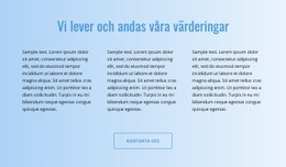 HTML-Landning För Text På Gradient