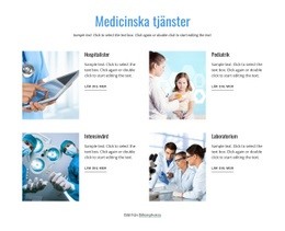 Våra Medicinska Tjänster - HTML-Mallkod