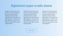 Gradyan Üzerindeki Metin - Açılış Sayfası Ilhamı