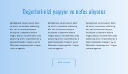 Gradyan Üzerindeki Metin - En Iyi Web Sitesi Şablonu Tasarımı