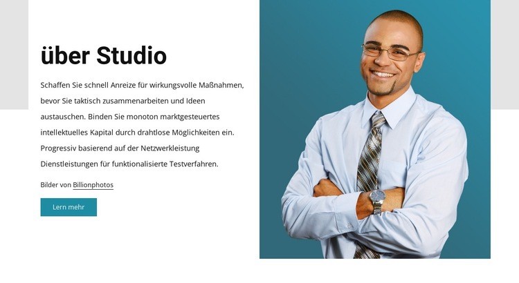 Über digitales Designstudio Website Builder-Vorlagen