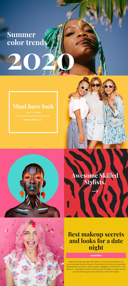 Beauty Trends Info - WordPress Theme