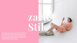 Zarter Kleidungsstil – Anpassbares, Professionelles WordPress-Theme