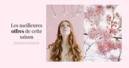 Accessoiriser Le Printemps – Modèles De Sites Web Réactifs