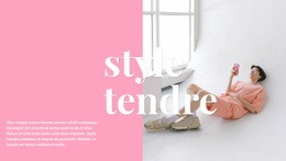 Style Délicat De Vêtements – Modèles De Conception De Sites Web