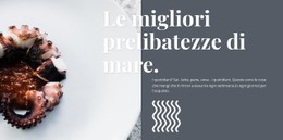 Prelibatezze Di Mare Modello Di Progettazione