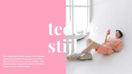 Gevoelige Kledingstijl CSS-Sjabloon