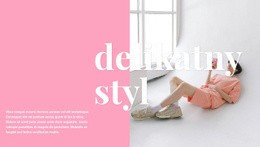 Delikatny Styl Ubioru - Pobranie Szablonu Strony Internetowej