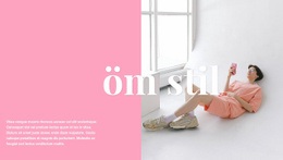 Delikat Klädstil - Mallar Webbplatsdesign