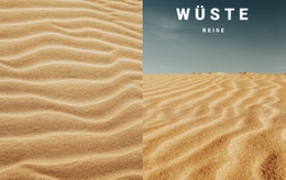Wüstenreise HTML-Vorlage