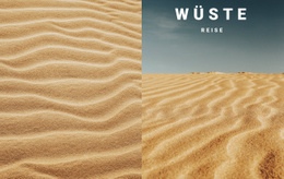 Wüstenreise - Schöne HTML5-Vorlage