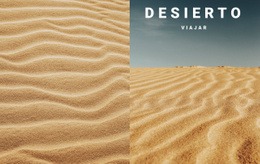Viajes Por La Naturaleza Del Desierto - Diseño Creativo De Sitios Multipropósito