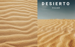 Impresionante Página De Destino Para Viajes Por La Naturaleza Del Desierto