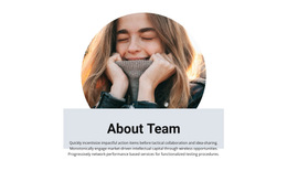 Awesome HTML5 Template For Team In Creative Studio